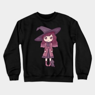 Cute chibi witch girl Crewneck Sweatshirt